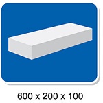 Gạch chống nóng AAC kích thước 600x200x100